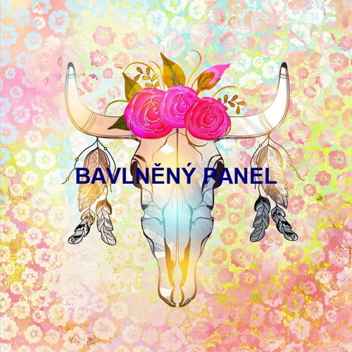 Bavlněný panel 25 x 25cm