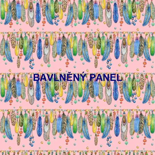 Bavlněný panel 25 x 25cm