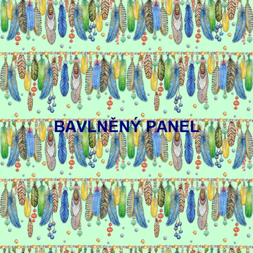 Bavlněný panel 25 x 25cm