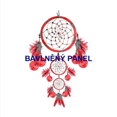 Bavlněný panel 25 x 25cm