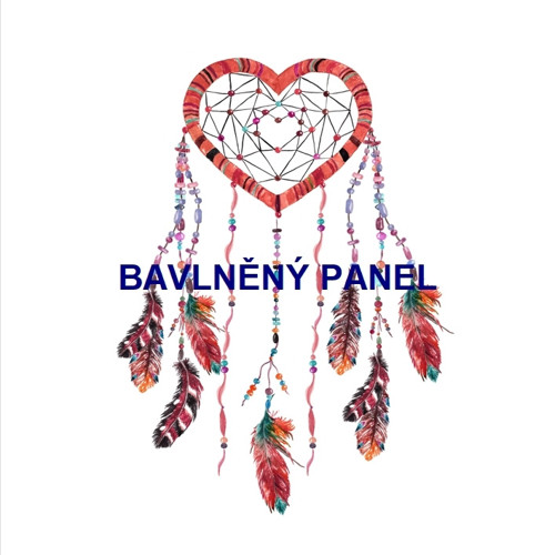 Bavlněný panel 25 x 25cm