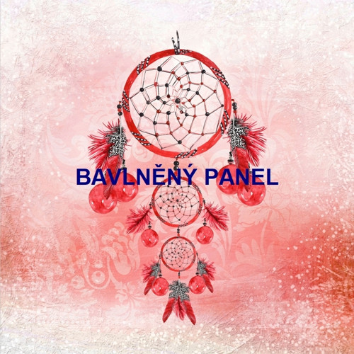 Bavlněný panel 25 x 25cm — foto 1