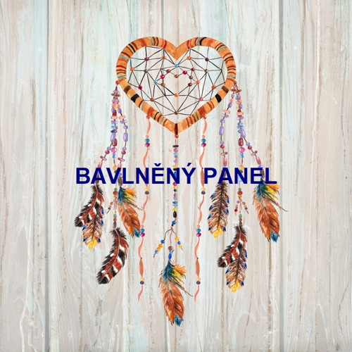 Bavlněný panel 25 x 25cm