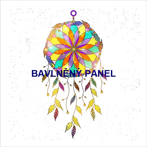 Bavlněný panel 25 x 25cm