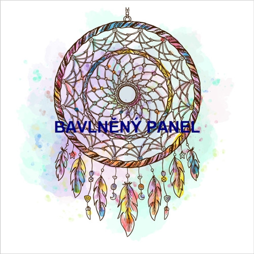 Bavlněný panel 25 x 25cm