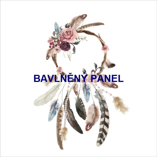Bavlněný panel 25 x 25cm