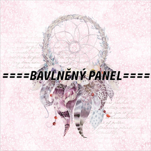 Bavlněný panel 25 x 25cm — foto 1