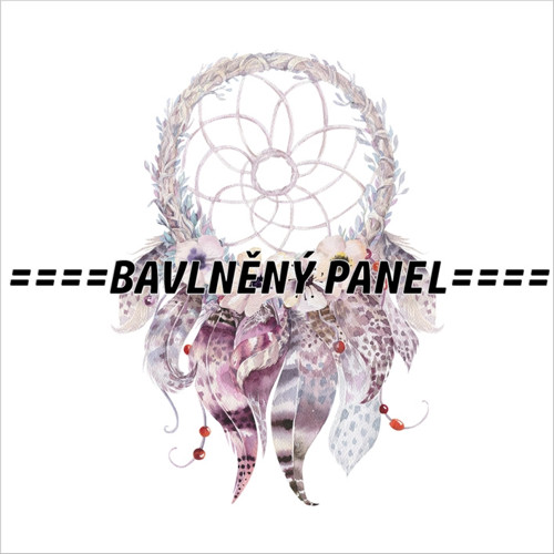Bavlněný panel 25 x 25cm — foto 1