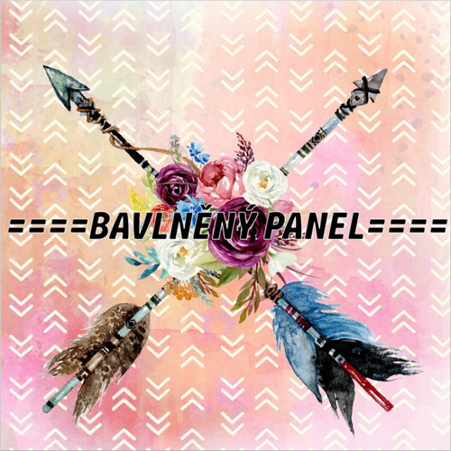 Bavlněný panel 25 x 25cm — foto 1