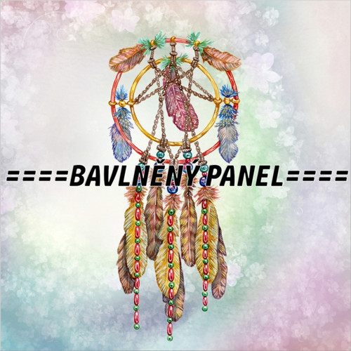 Bavlněný panel 25 x 25cm