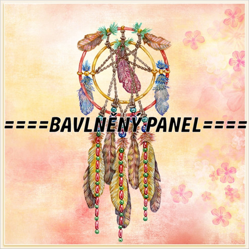 Bavlněný panel 25 x 25cm — foto 1