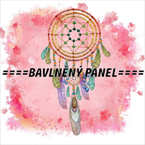 Bavlněný panel 25 x 25cm — foto 1