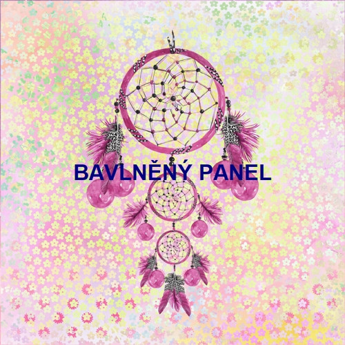 Bavlněný panel 25 x 25cm