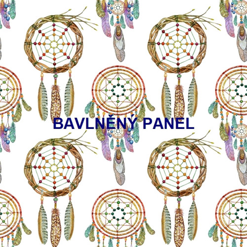 Bavlněný panel 25 x 25cm