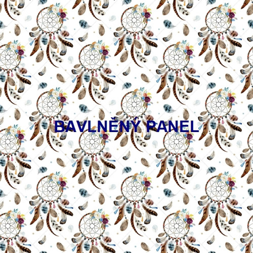 Bavlněný panel 25 x 25cm