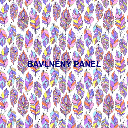 Bavlněný panel 25 x 25cm