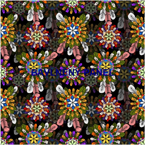 Bavlněný panel 25 x 25cm — foto 1