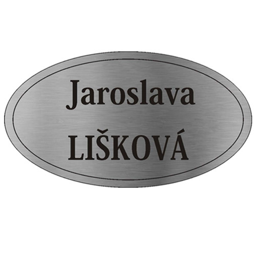 Gravírovaná jmenovka na dveře, schránku 9x5cm