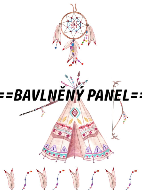 Bavlněný panel 20 x 30cm — foto 1