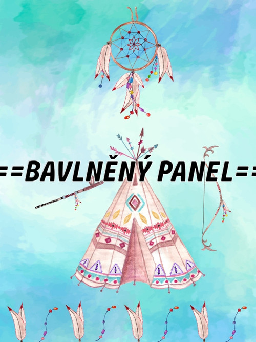 Bavlněný panel 20 x 30cm — foto 1