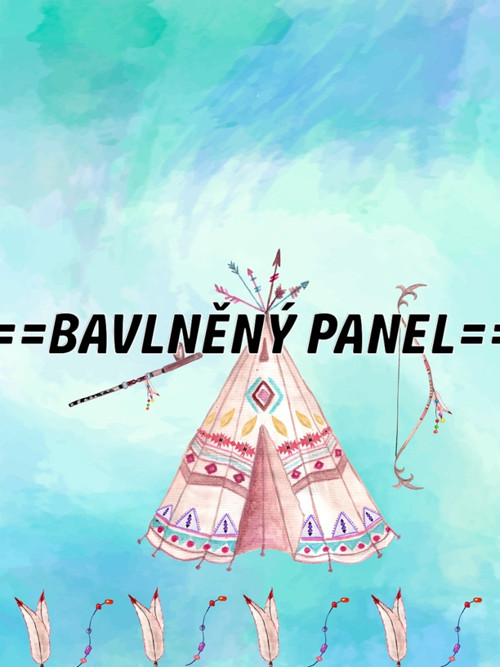 Bavlněný panel 20 x 30cm — foto 1