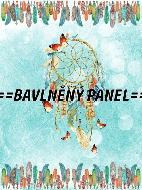 Bavlněný panel 20 x 30cm — foto 1