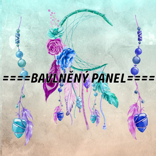 Bavlněný panel 25 x 25cm — foto 1
