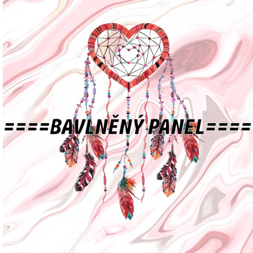 Bavlněný panel 25 x 25cm
