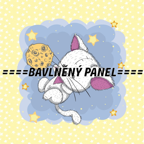 Bavlněný panel 25 x 25cm