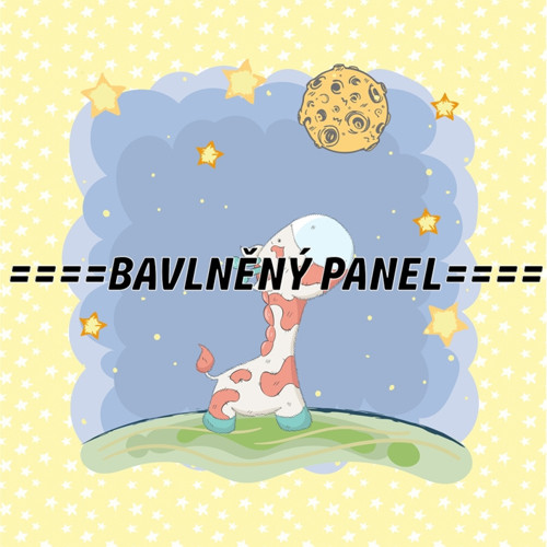 Bavlněný panel 25 x 25cm