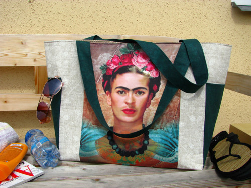 Plážová (oversized) taška - Frida — foto 1