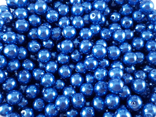 Modré voskové perle 12 mm