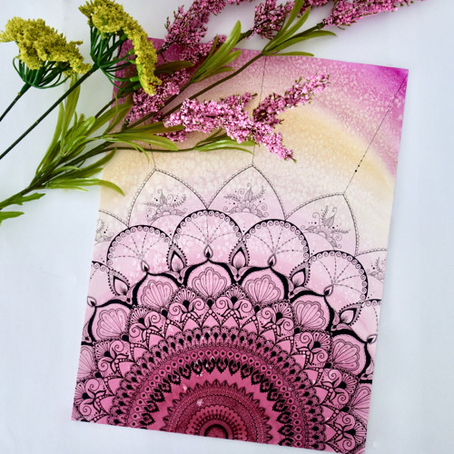 Nekonečnost lásky, mandala, originál — foto 1