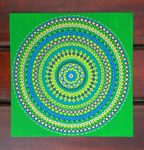 Zelené oko... Mandala