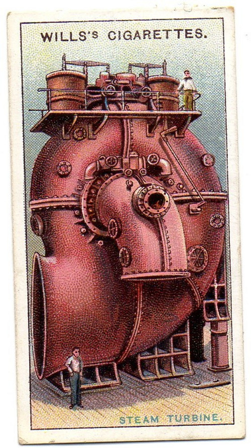 216.Kartička parní turbína — foto 1