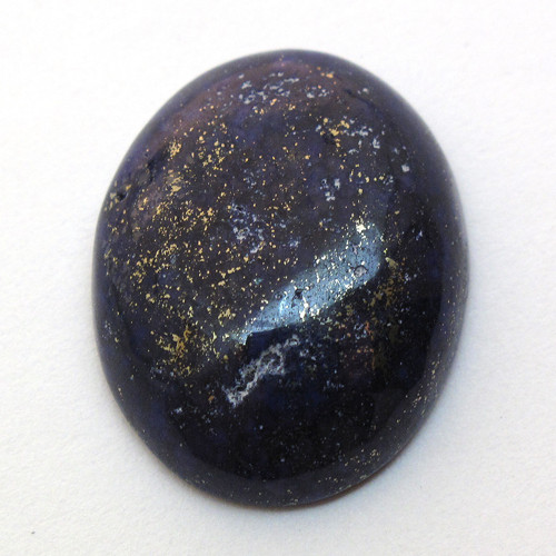 Kabošon lapis lazuli ovál 25mm — foto 1