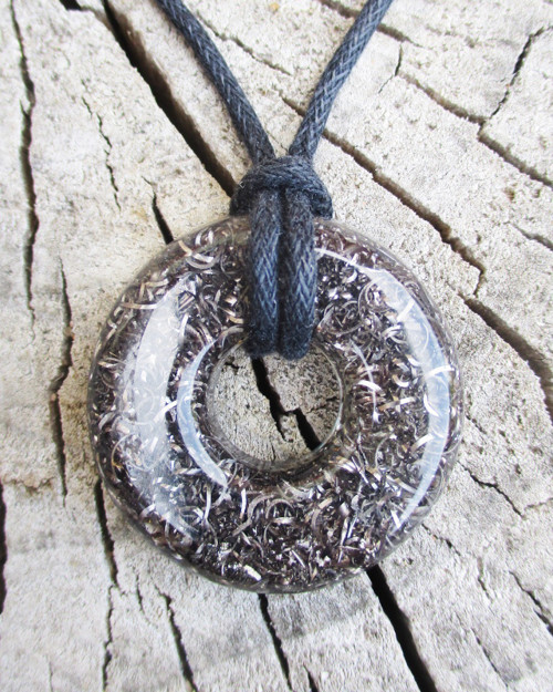 Orgonit donut ocelový — foto 1