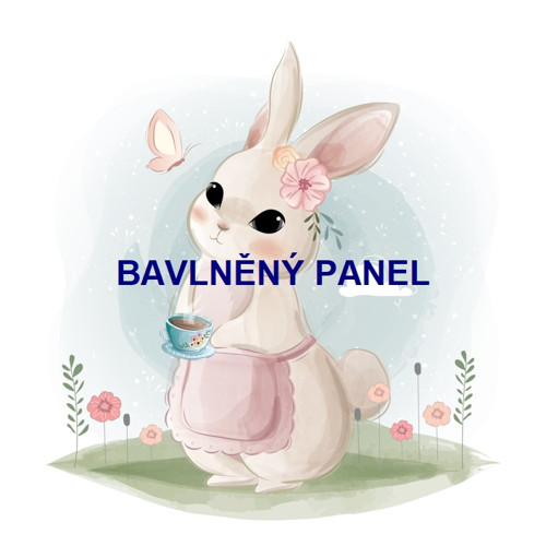 Bavlněný panel 25 x 25cm