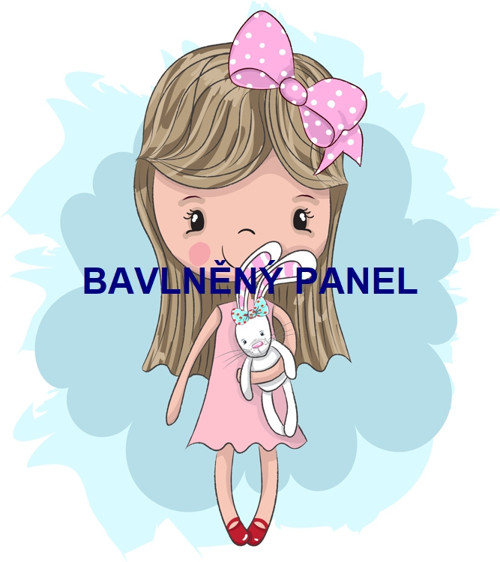 Bavlněný panel 25 x 25cm