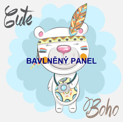 Bavlněný panel 25 x 25cm — foto 1