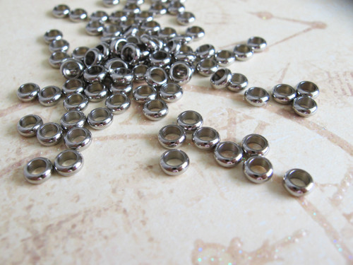 Nerezové rondelky, 5x2mm, 10ks