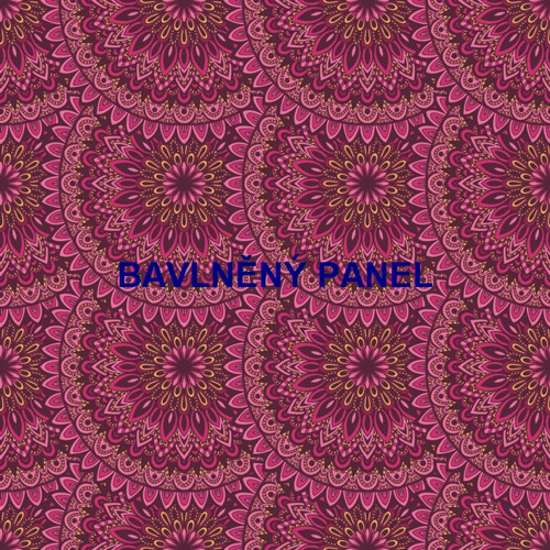 Bavlněný panel 25 x 25cm