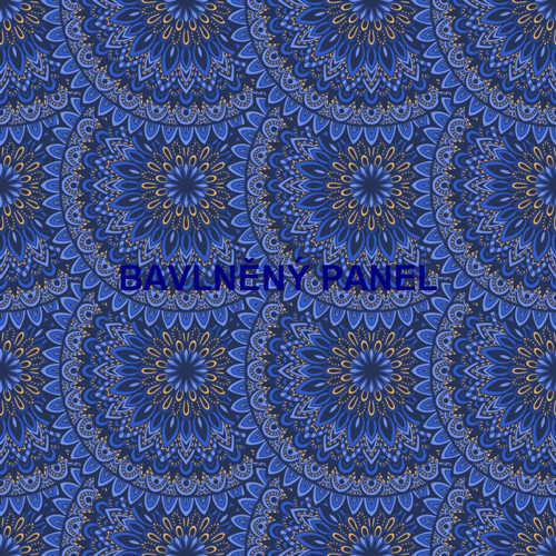 Bavlněný panel 25 x 25cm
