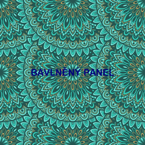 Bavlněný panel 25 x 25cm