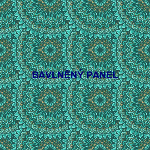 Bavlněný panel 25 x 25cm