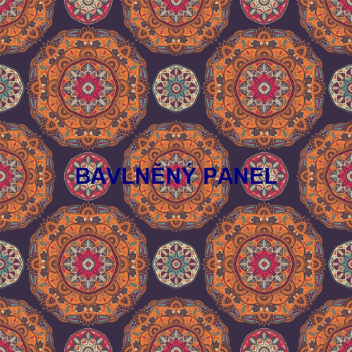 Bavlněný panel 25 x 25cm