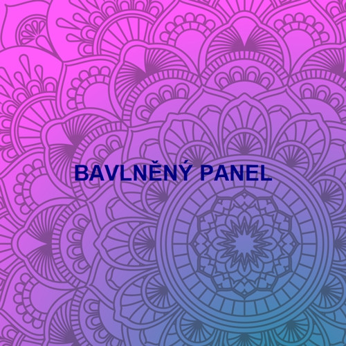 Bavlněný panel 25 x 25cm