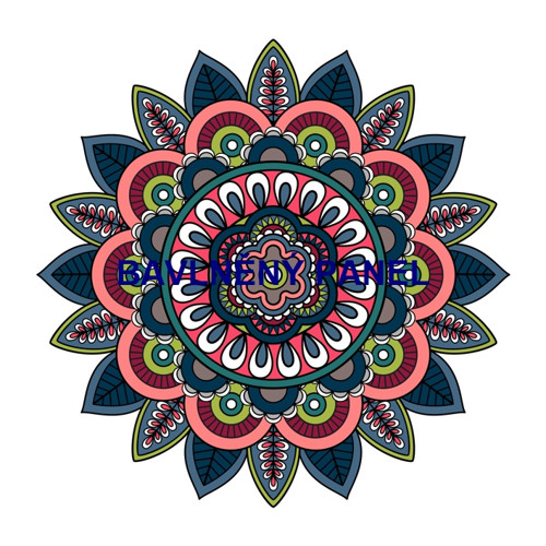 Bavlněný panel 25 x 25cm