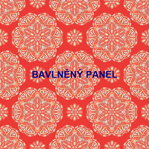 Bavlněný panel 25 x 25cm