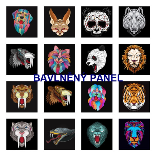 Bavlněný panel 35 x 35 cm — foto 1